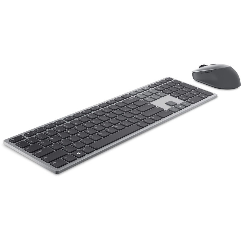 Afbeelding laden in galerijviewer, Dell premier multi-device draadloos toetsenbord en draadloze muis - km7321w desktopset (grijs, us lay-out (qwerty), 100%, bluetooth 5.0, dpi:1000 - 4000)