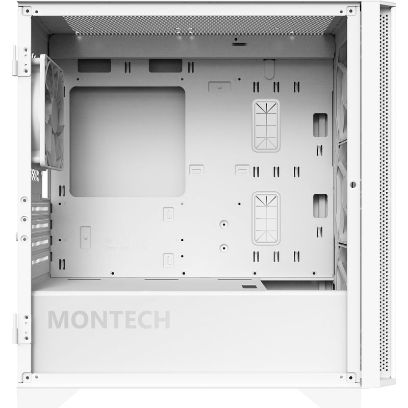 Afbeelding laden in galerijviewer, Montech air 100 argb mini tower behuizing (wit | 3x usb-a | tempered glass)