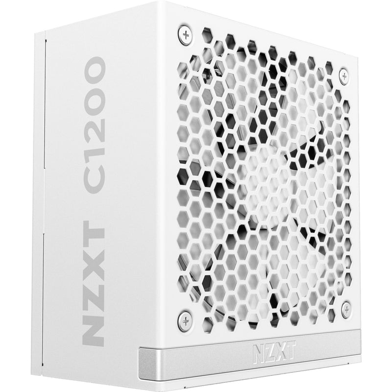 Afbeelding laden in galerijviewer, Nzxt c1200 gold atx 3.1 modulaire 1200 watt voeding (wit, 1x 12v-2x6, 3x pcie)