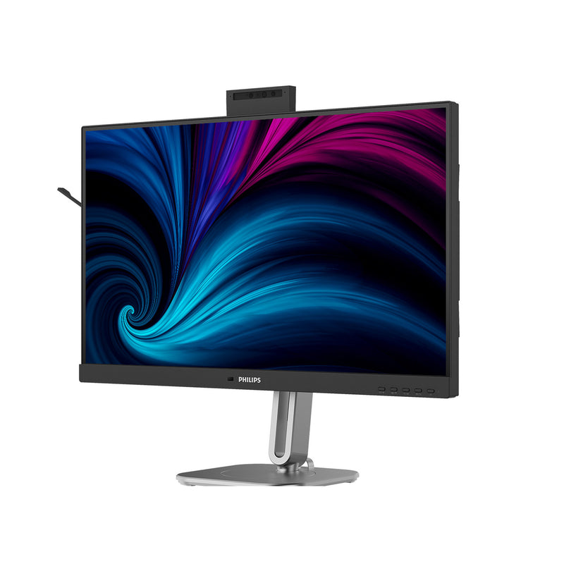 Afbeelding laden in galerijviewer, Philips 27b2u4601h 00 27 ledmonitor (zilver zwart, hdmi, displayport, usb-c, webcam, 120 hz)