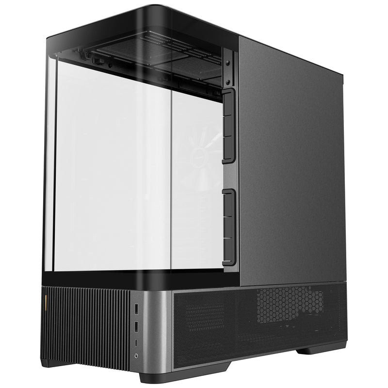 Afbeelding laden in galerijviewer, Antec c6 curve air midi tower behuizing (zwart | 2x usb-a | 1x usb-c | tempered glass)
