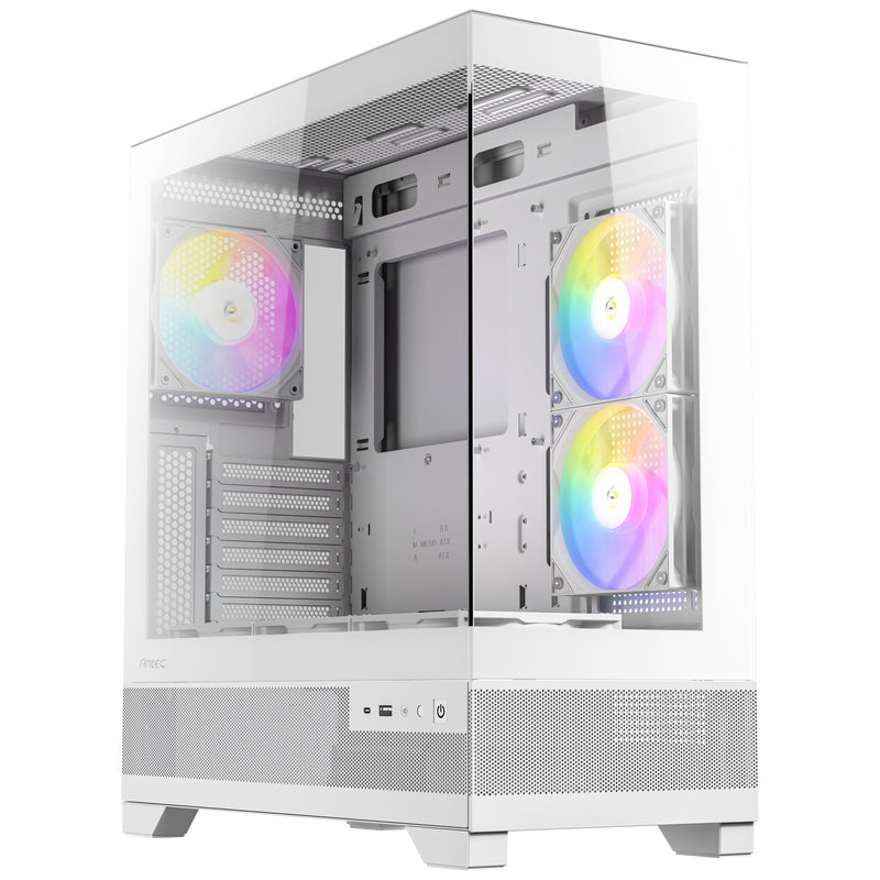 Afbeelding laden in galerijviewer, Antec cx700 elite rgb midi tower behuizing (wit | 2x usb-a | tempered glass)