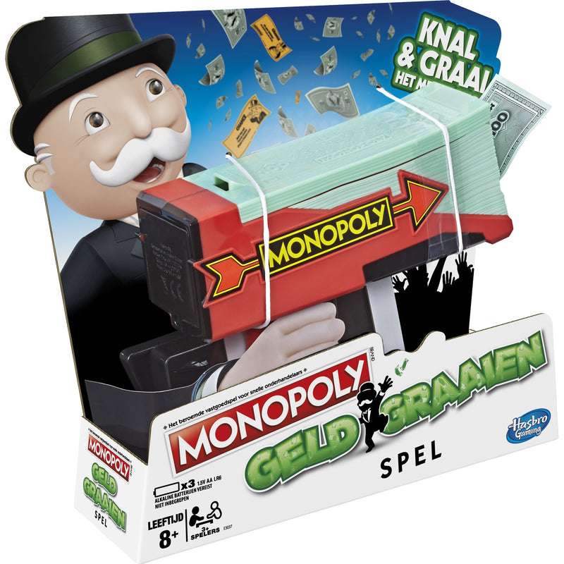 Afbeelding laden in galerijviewer, Hasbro monopoly - geld graaien spel (nederlands, vanaf 3 spelers, vanaf 8 jaar)
