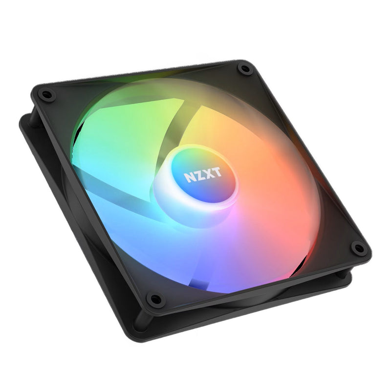 Afbeelding laden in galerijviewer, Nzxt f140 rgb core case fan (zwart, 140 x 140 x 26 mm, pwm, zonder controller)