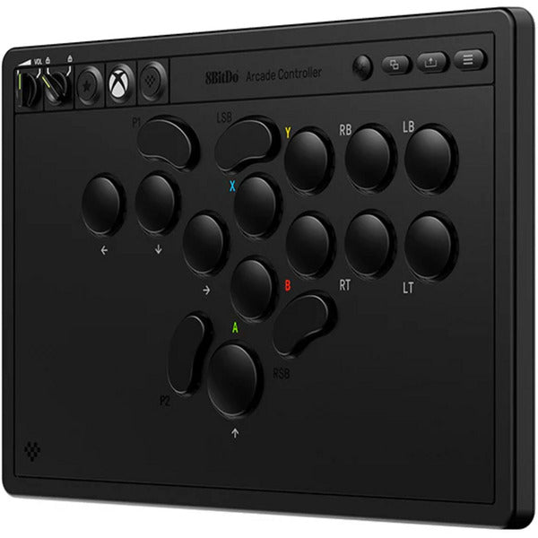 Afbeelding laden in galerijviewer, 8bitdo arcade controller for xbox (zwart, 2.4 ghz usb, xbox series x|s, xbox one, pc)