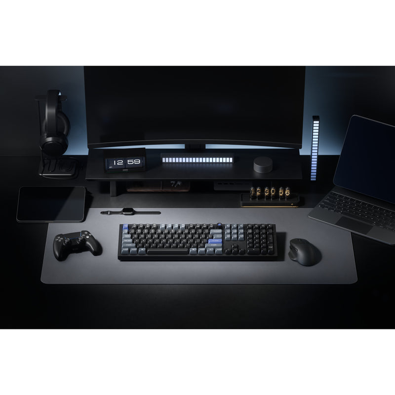 Afbeelding laden in galerijviewer, Keychron q6 he 8k magnetic switch keyboard (zwart, us lay-out (qwerty), ultra-fast lime, 100%, rgb, hot swap, 8k)