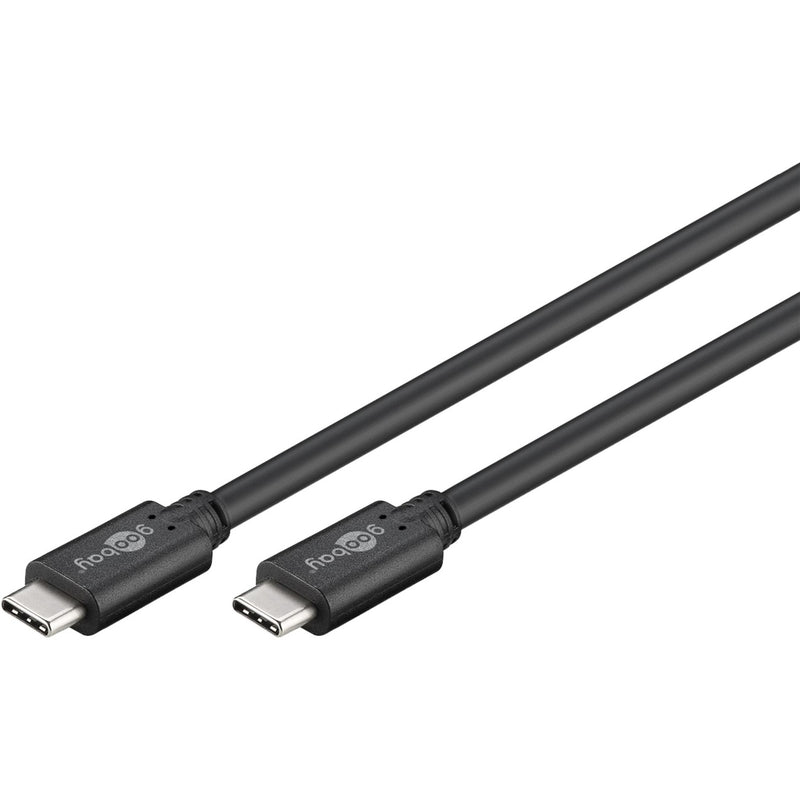 Afbeelding laden in galerijviewer, Goobay sync charge super speed usb-c kabel (zwart, 1,5 meter)