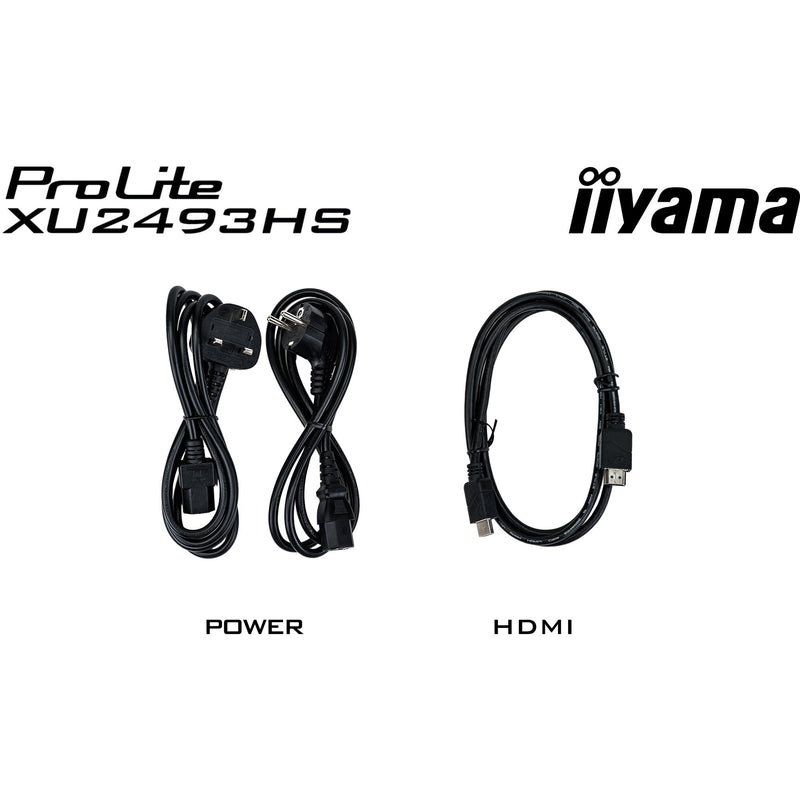 Afbeelding laden in galerijviewer, Iiyama prolite xu2493hs-b6 23.8 monitor (zwart, hdmi, displayport)