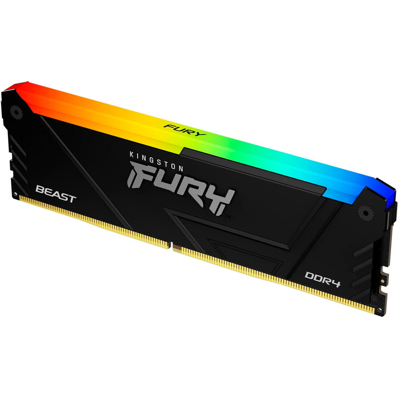 Afbeelding laden in galerijviewer, Kingston fury beast rgb 64 gb ddr4-3200 (2x 32 gb) werkgeheugen (zwart, kf432c16bb2ak2 64, xmp 2.0)