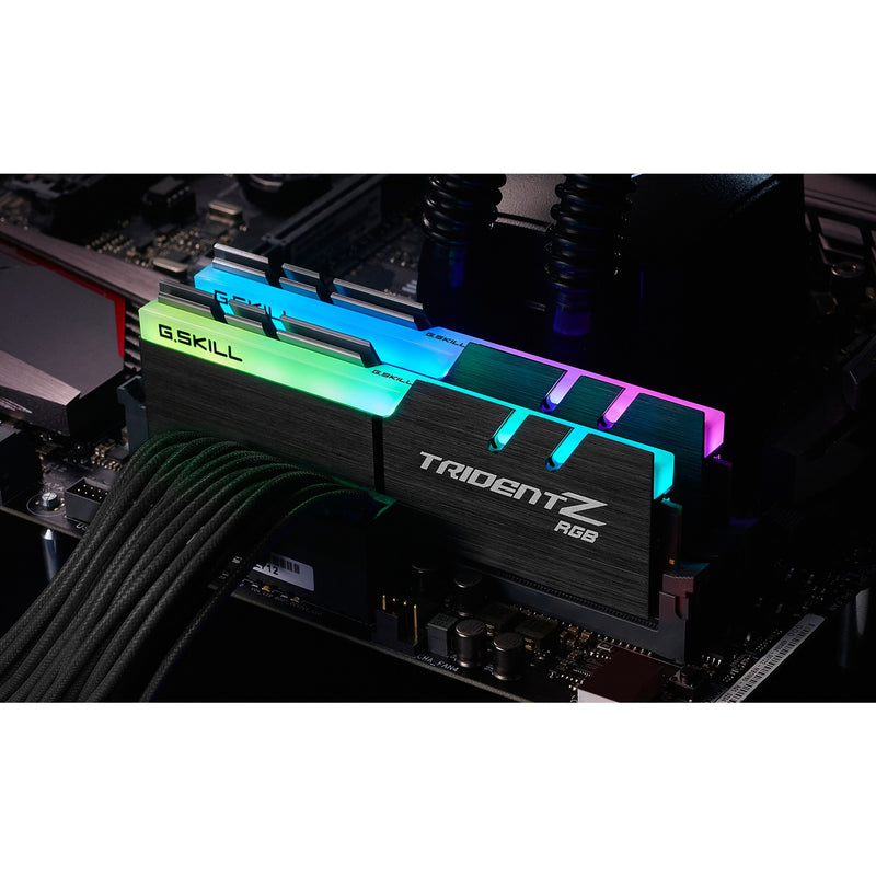 Afbeelding laden in galerijviewer, G.skill 32 gb ddr4-3200 (2x 16 gb) werkgeheugen (zwart, f4-3200c16d-32gtzr, xmp 2.0)