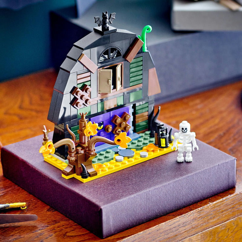 Afbeelding laden in galerijviewer, Lego iconic - halloweenschuur constructiespeelgoed (40721)