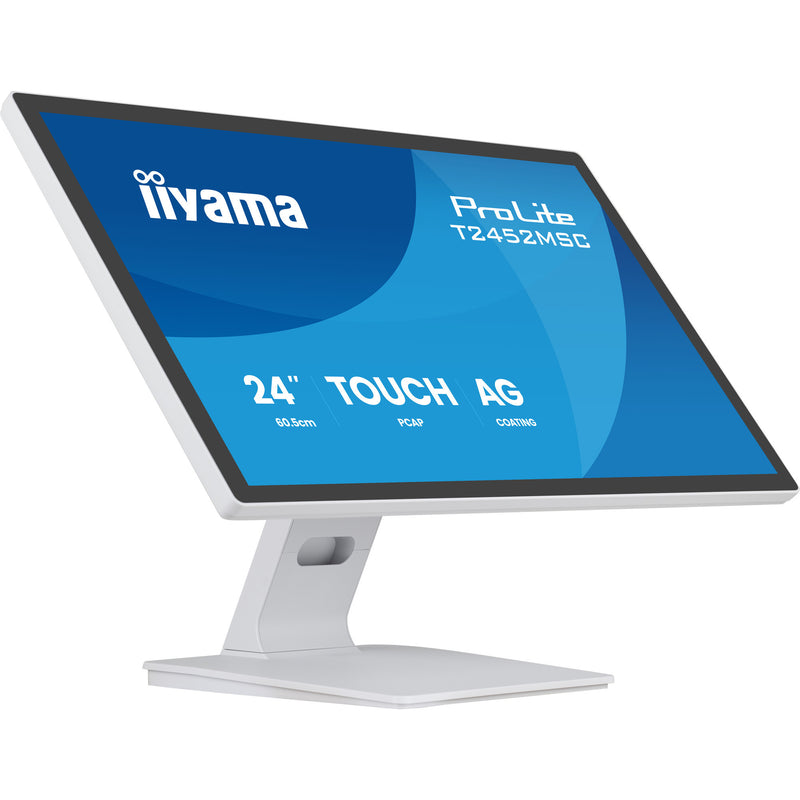 Afbeelding laden in galerijviewer, Iiyama prolite t2452msc-w2ag 24 touchscreen monitor (wit, 120 hz, hdmi, displayport, audio, usb, touch)