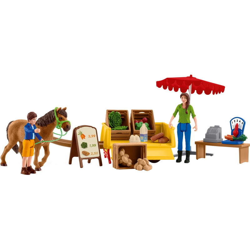 Afbeelding laden in galerijviewer, Schleich farm world - mobiele farmstand speelfiguur
