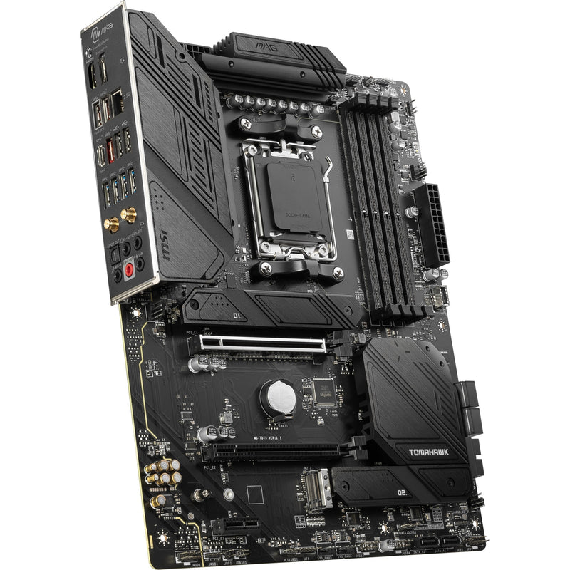 Afbeelding laden in galerijviewer, Msi mag b650 tomahawk wifi socket am5 moederbord (zwart, raid, 2.5 gb-lan, wi-fi 6e, bt, sound, atx)