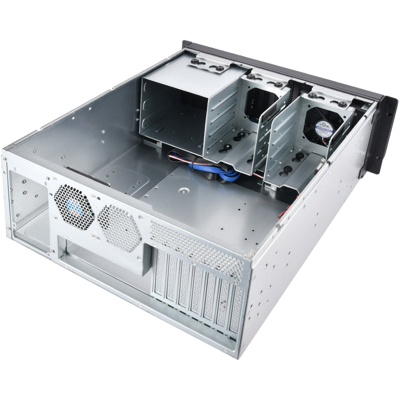 Afbeelding laden in galerijviewer, Silverstone rm400 rack behuizing (zwart | 2x usb-a 3.2 (5 gbit s))