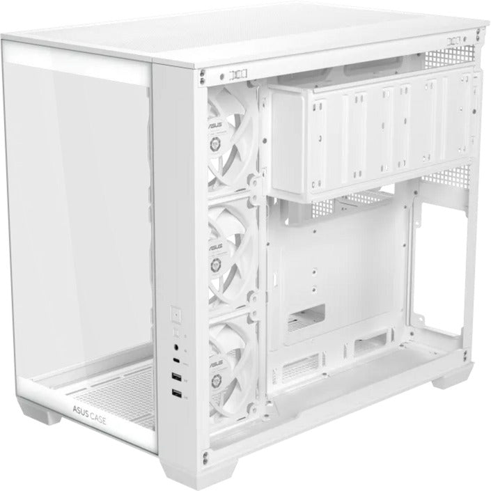 Afbeelding laden in galerijviewer, Asus a32 plus midi tower behuizing (wit | 2x usb-a | 1x usb-c | rgb | tempered glass)