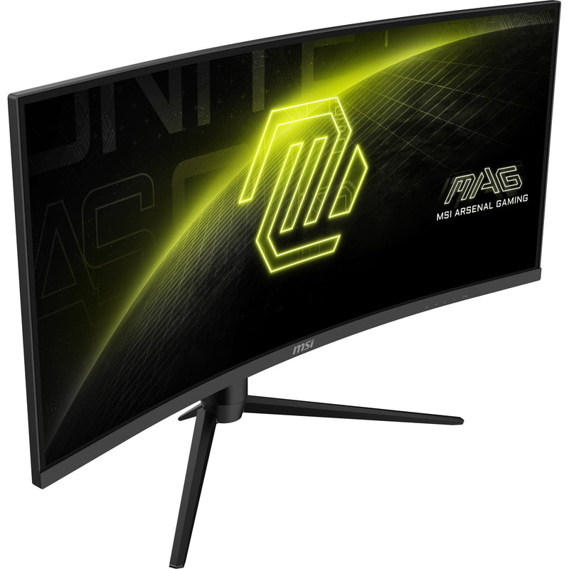 Afbeelding laden in galerijviewer, Msi mag 342cqr e2 34 curved ultrawide gaming monitor (zwart, 2x hdmi, displayport, 180 hz)