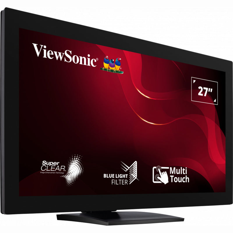 Afbeelding laden in galerijviewer, Viewsonic 10-point touch screen monitor td2760 27 (zwart, 1x hdmi, 1x displayport, vga, usb-a, usb-b)