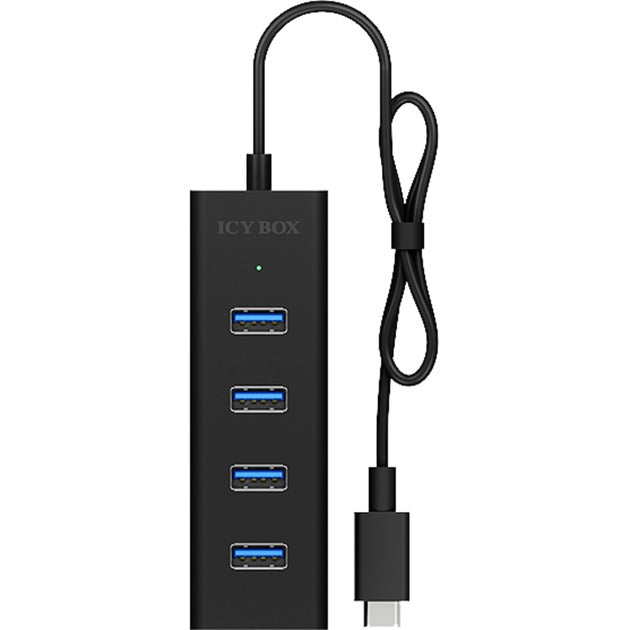 Afbeelding laden in galerijviewer, Icy box ib-hub1409-c3 usb-hub (zwart, 4x usb-a 3.2 (5 gbit s), 1x usb-c 3.2 (5 gbit s))