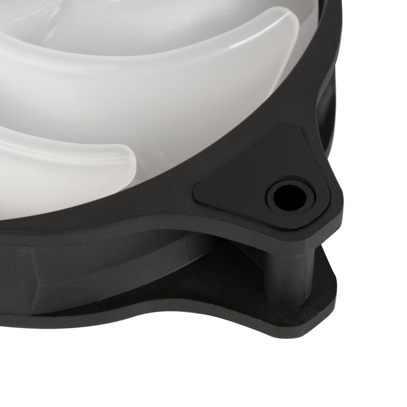 Afbeelding laden in galerijviewer, Silverstone air blazer 120r rgb case fan (zwart, 120 x 25 x 120 mm, pwm)