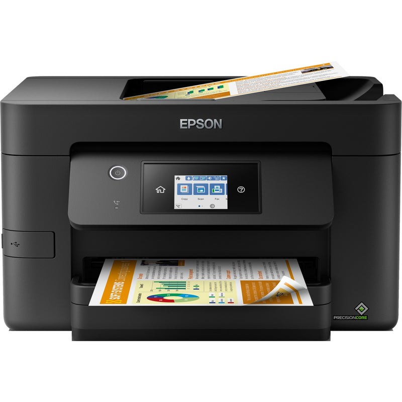 Afbeelding laden in galerijviewer, Epson workforce pro wf-3820dwf all-in-one inkjetprinter met faxfunctie (zwart, scannen, kopiëren, faxen, lan, wi-fi)