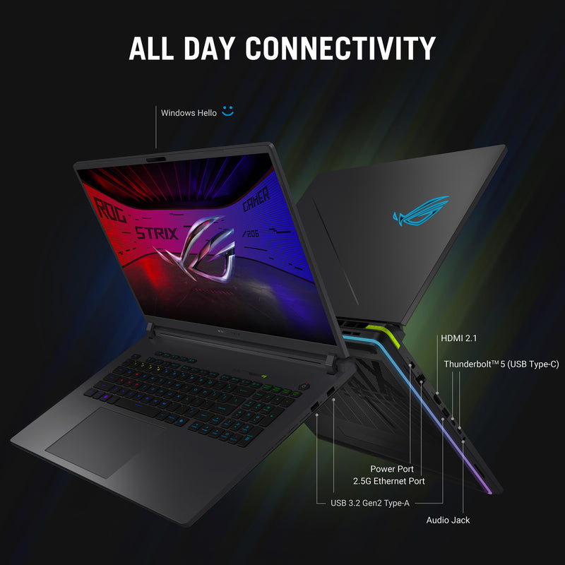 Afbeelding laden in galerijviewer, Asus rog strix g18 g815lp-s9164w 18 gaming laptop (donkergrijs | ultra 9 275hx | rtx 5070 | 32 gb | 1 tb ssd)