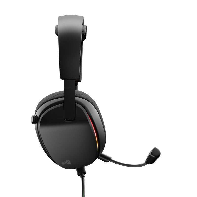 Afbeelding laden in galerijviewer, Glorious ghs eternal rgb - stereo rgb gamingheadset over-ear gaming headset (zwart, pc, ps5, ps4, switch, usb-c)