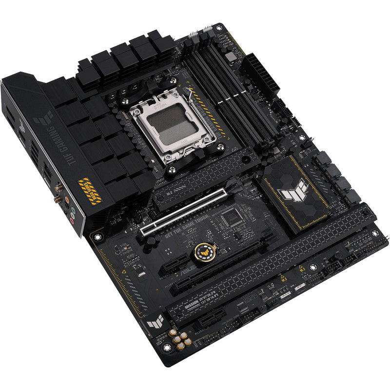 Afbeelding laden in galerijviewer, Asus tuf gaming b650-plus wifi socket am5 moederbord (zwart lichtoranje, raid, 2.5gb-lan, wi-fi 6, bt 5.2, sound, atx)