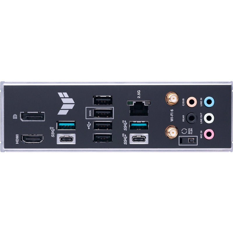 Afbeelding laden in galerijviewer, Asus tuf gaming b650-plus wifi socket am5 moederbord (zwart lichtoranje, raid, 2.5gb-lan, wi-fi 6, bt 5.2, sound, atx)
