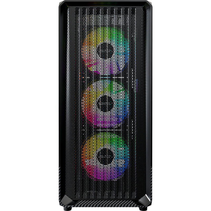Afbeelding laden in galerijviewer, Montech x5 midi tower behuizing (zwart | 2x usb-a | 1x usb-c | tempered glass)