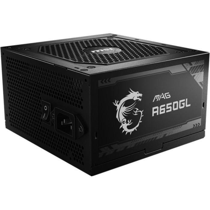 Afbeelding laden in galerijviewer, Msi mag a650gl pcie5 modulaire 650 watt voeding (zwart, 4x pcie)