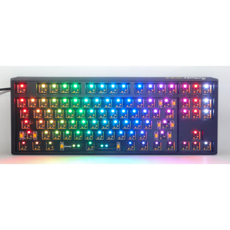 Afbeelding laden in galerijviewer, Ducky one 3 tkl ansi layout barebone rgb mechanisch toetsenbord (zwart, us lay-out (qwerty), 80% (tkl), rgb leds, hot swap, barebone)