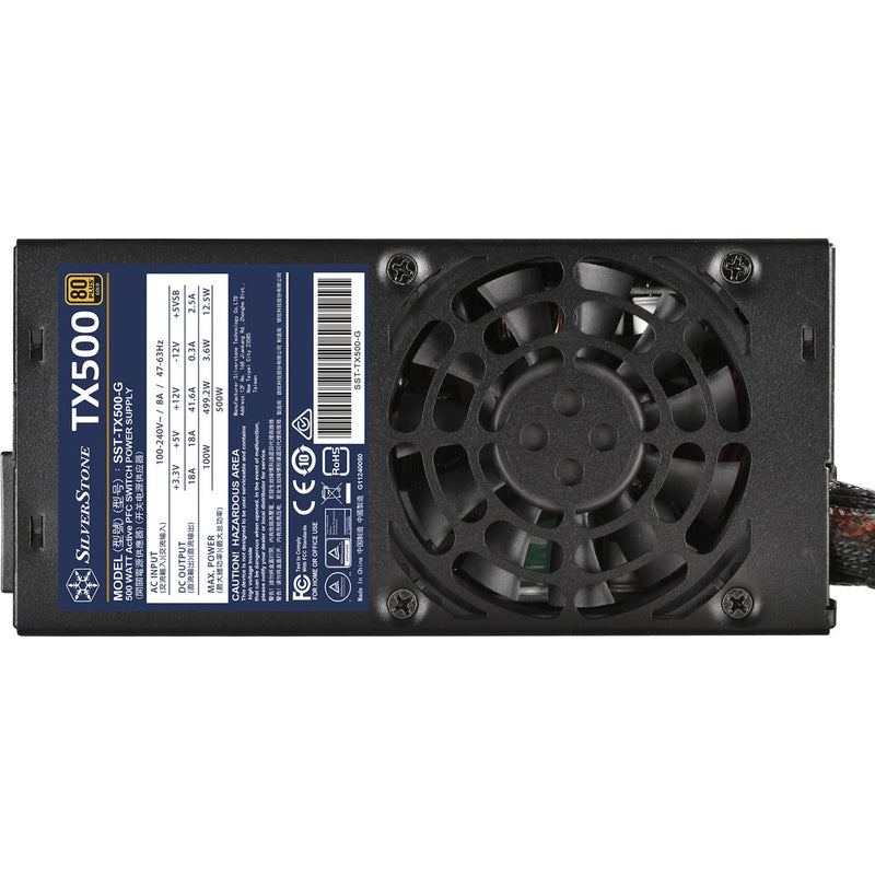 Afbeelding laden in galerijviewer, Silverstone sst-tx500-g 500 watt voeding (zwart, 2x pcie)