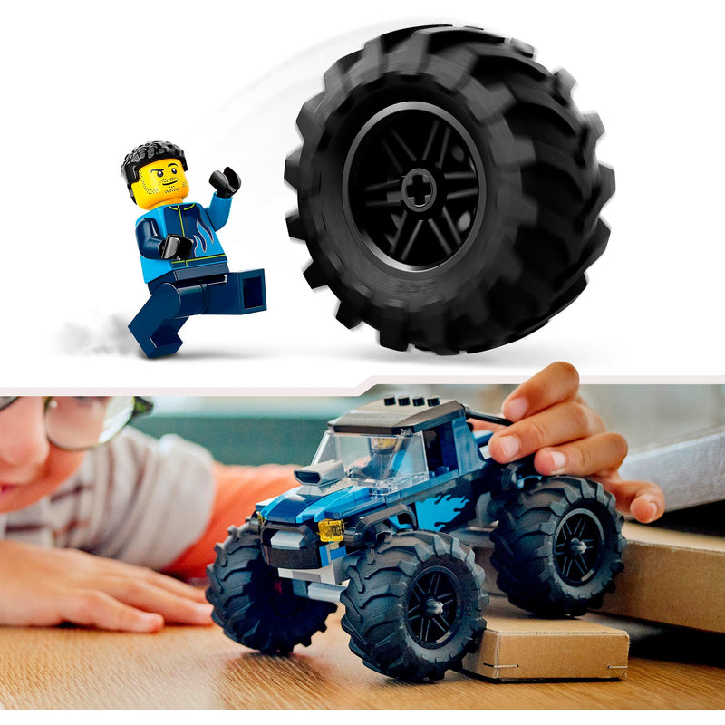 Afbeelding laden in galerijviewer, Lego city 60402 blauwe monstertruck