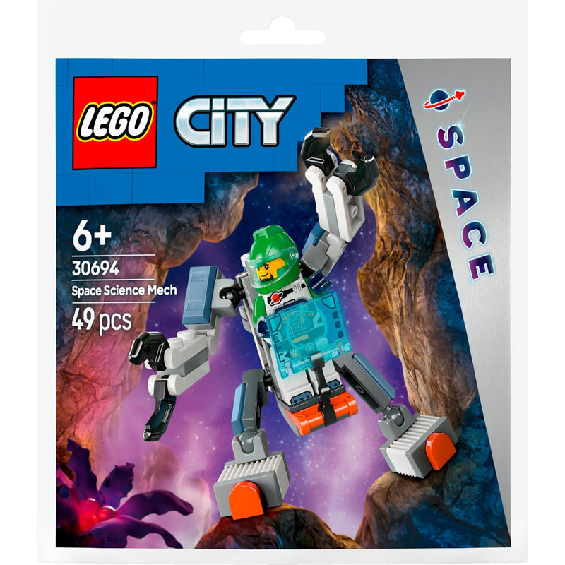 Afbeelding laden in galerijviewer, Lego city - ruimtewetenschapsmecha constructiespeelgoed (30694)