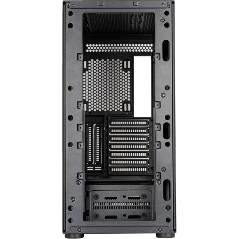 Afbeelding laden in galerijviewer, Silverstone sst-sed1-b midi tower behuizing (zwart | 2x usb-a | 1x usb-c)