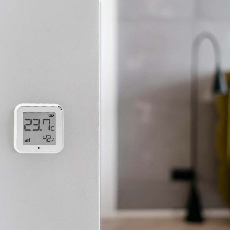 Afbeelding laden in galerijviewer, Shelly plus h t temperatuur- en vochtmeter (wit, wifi, bluetooth)