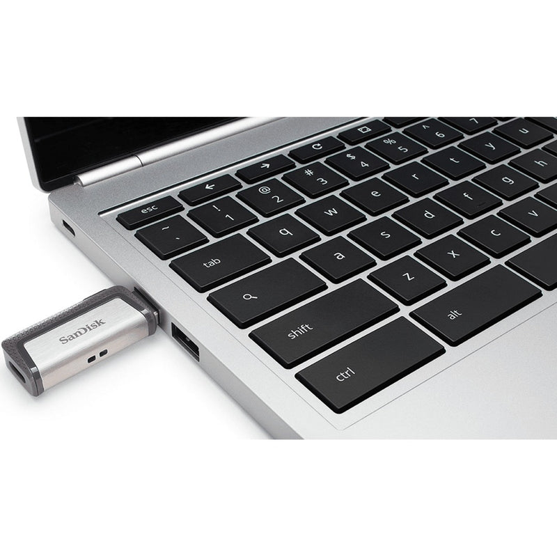 Afbeelding laden in galerijviewer, Sandisk ultra dual drive go 64 gb usb-stick (zwart, usb-a 3.2 (5 gbit s), usb-c 3.2 (5 gbit s))