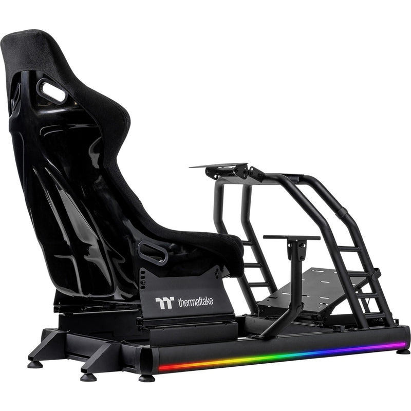 Afbeelding laden in galerijviewer, Thermaltake gr500 racing simulator cockpit racing simulator (zwart)