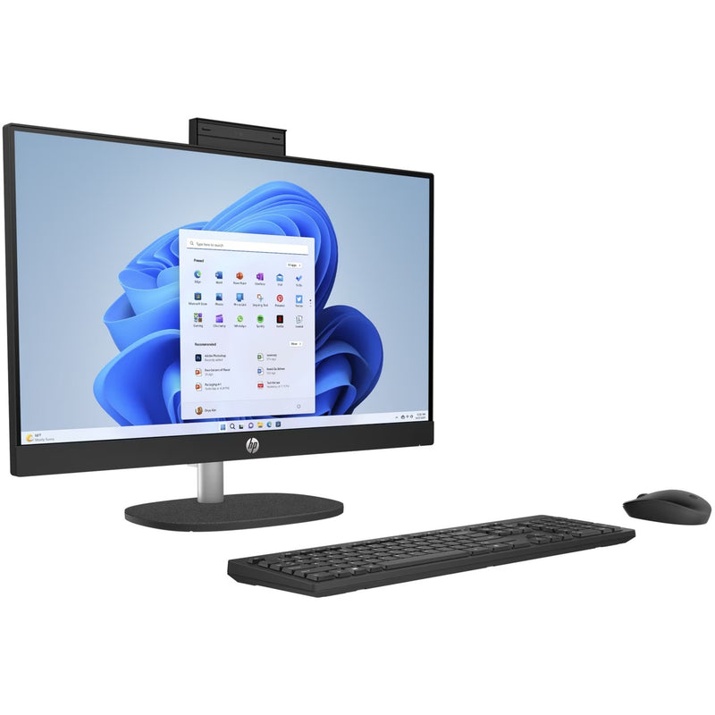 Afbeelding laden in galerijviewer, Hp 24-cr0050nd all-in-one (895r0ea) all-in-one pc (zwart | r5 7520u | radeon graphics | 8 gb | 512 gb ssd)