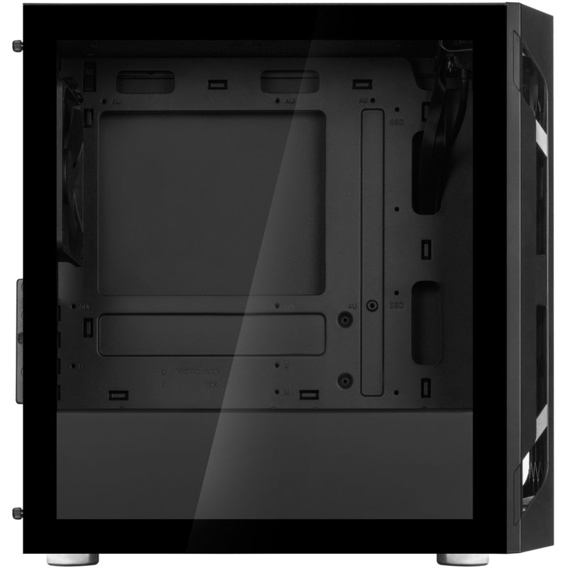 Afbeelding laden in galerijviewer, Silverstone sst-fah1mb-g midi tower behuizing (zwart | 3x usb-a | tempered glass)