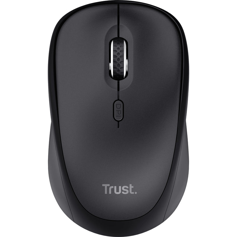 Afbeelding laden in galerijviewer, Trust ody ii stille draadloze toetsenbord- en muisset desktopset (zwart, us lay-out (qwerty), membraan, 100%, 800 dpi - 1.600 dpi)