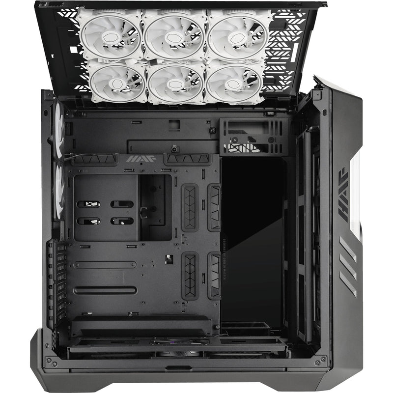 Afbeelding laden in galerijviewer, Cooler master haf 700 evo big tower behuizing (grijs | 4x usb-a | 1x usb-c | rgb | tempered glass)