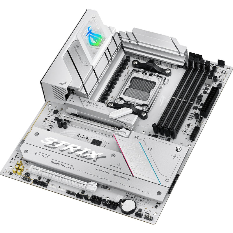 Afbeelding laden in galerijviewer, Asus rog strix b850-a gaming wifi socket am5 moederbord (wit, 2.5gb-lan, wi-fi 7, bt, sound, atx)