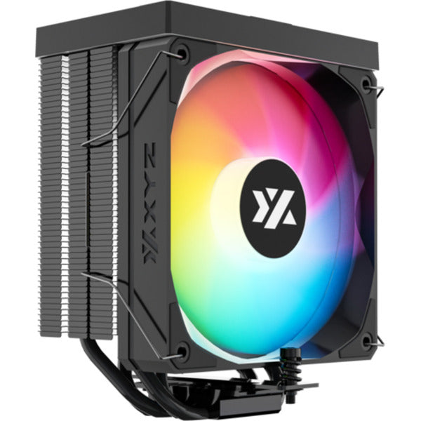 Afbeelding laden in galerijviewer, Xyz pc gear thermax 4 pulsar a-rgb cpu-koeler (zwart, argb, pwm)