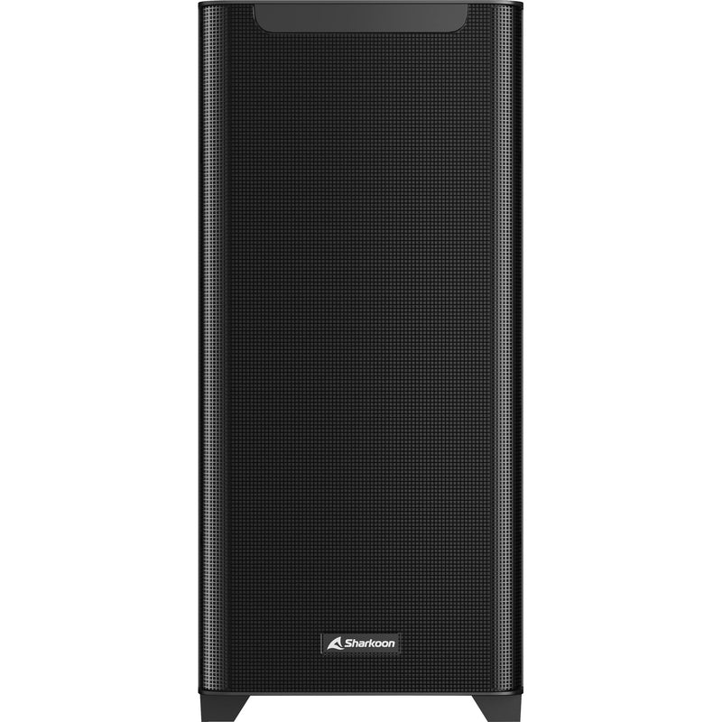 Afbeelding laden in galerijviewer, Sharkoon m30 black midi tower behuizing (zwart | 2x usb-a | 1x usb-c)
