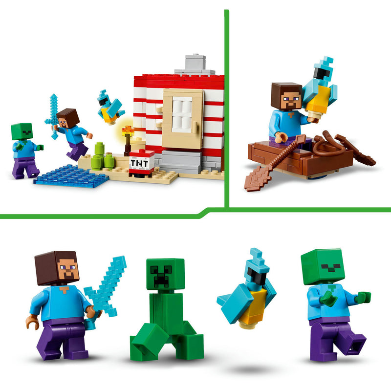 Afbeelding laden in galerijviewer, Lego minecraft - het tnt junglehuis constructiespeelgoed (21275)