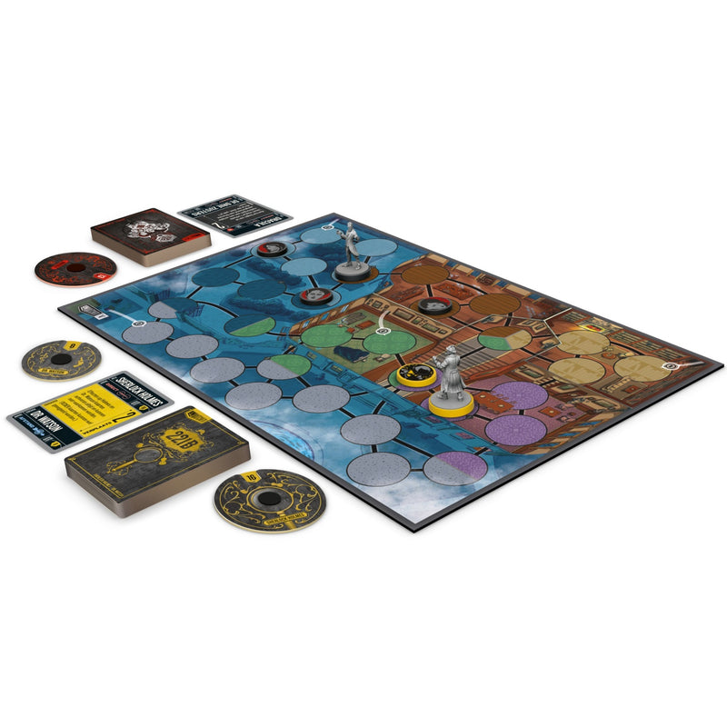 Afbeelding laden in galerijviewer, White goblin games unmatched: cobble fog bordspel (nederlands, 2 - 4 spelers, 20 minuten, vanaf 10 jaar)