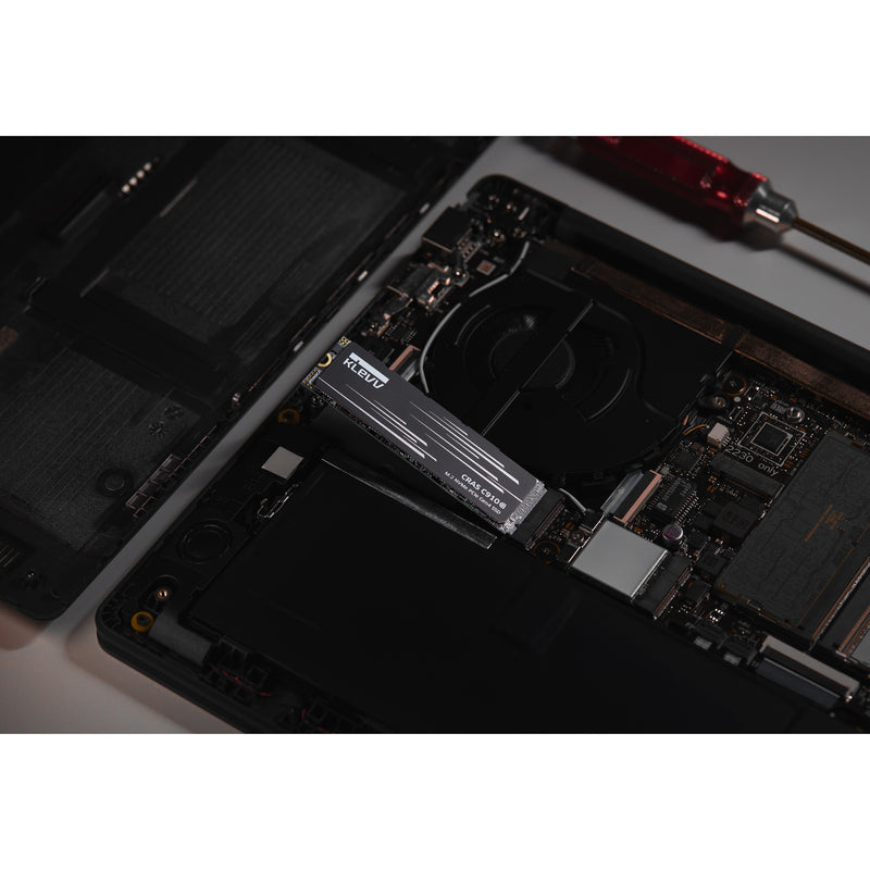 Afbeelding laden in galerijviewer, Klevv cras c910g 4 tb ssd (zwart, k04tbm2sp0-10g, pcie gen 4.0 x4, nvme 2.0)