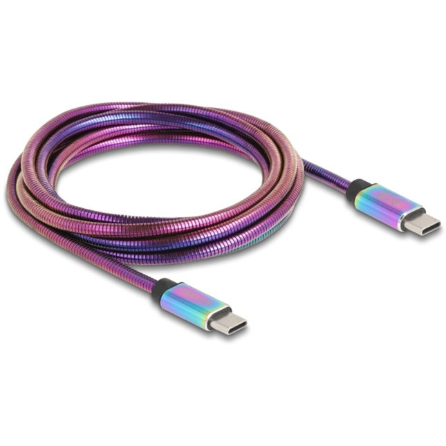 Afbeelding laden in galerijviewer, Delock usb 2.0 usb-c kabel, 2 meter (meerkleurig)